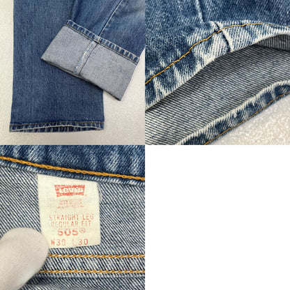 【中古】Levi's | リーバイス STRAIGHT LEG REGULAR FIT デニムパンツ 505 インディゴ サイズ：30【加古川店】