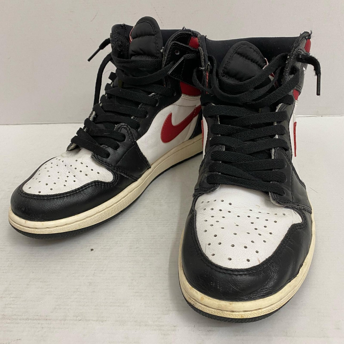 【中古】NIKE | ナイキ Air Jordan 1 Retro High 'Black/White/Sail/Gym Red' スニーカー 555088-061 ブラック 27.5cm【加古川店】