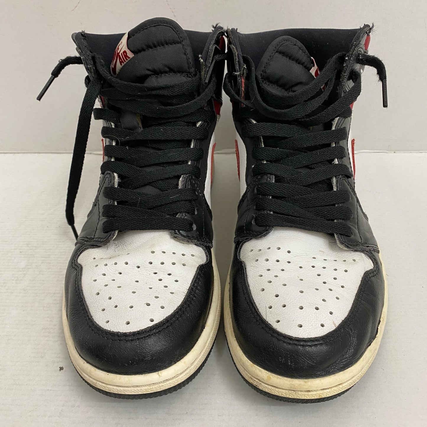 【中古】NIKE | ナイキ Air Jordan 1 Retro High 'Black/White/Sail/Gym Red' スニーカー 555088-061 ブラック 27.5cm【加古川店】