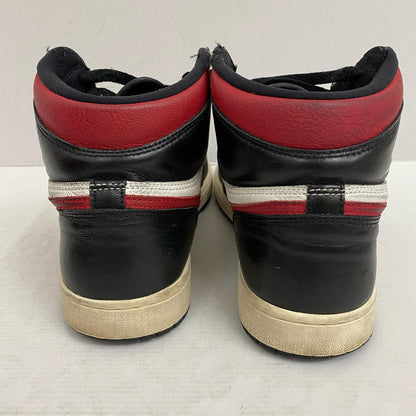 【中古】NIKE | ナイキ Air Jordan 1 Retro High 'Black/White/Sail/Gym Red' スニーカー 555088-061 ブラック 27.5cm【加古川店】