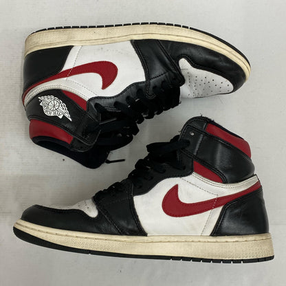 【中古】NIKE | ナイキ Air Jordan 1 Retro High 'Black/White/Sail/Gym Red' スニーカー 555088-061 ブラック 27.5cm【加古川店】
