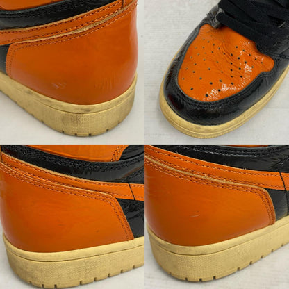 【中古】NIKE | ナイキ Air Jordan 1 High 'Shattered Backboard 3.0' スニーカー 555088-028 オレンジ 28cm【加古川店】