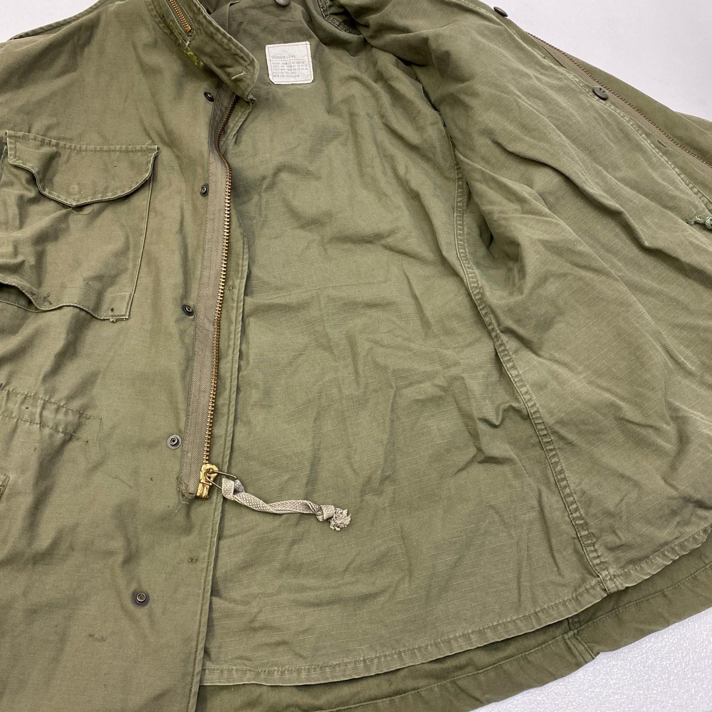 【中古】MILITARY衣料 | ミリタリーイリョウ COLD WEATHER OG107 ミリタリージャケット 8415-0782-2940 カーキ【加古川店】