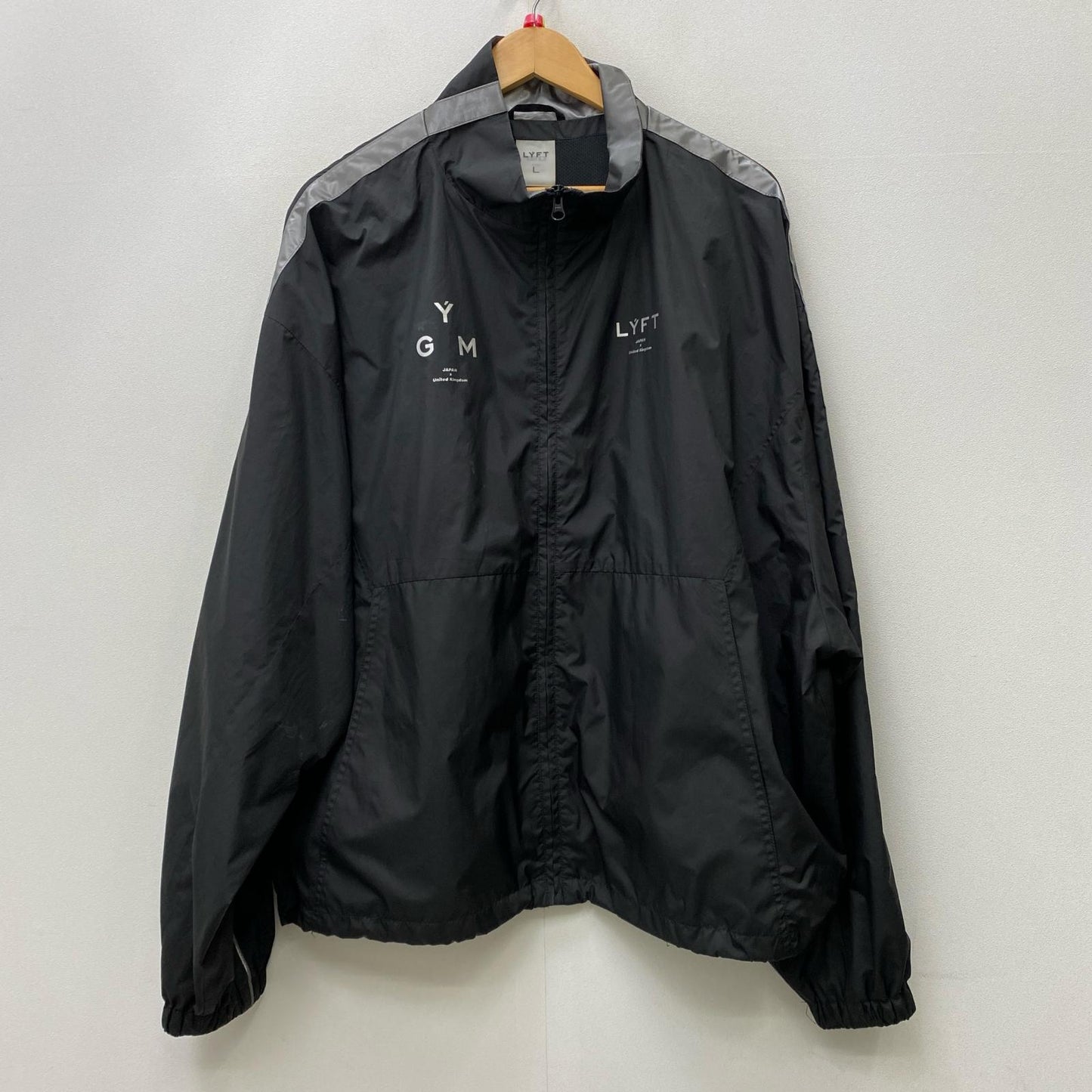 【中古】Lafayette | ラファイエット SILVER LINE TECH ZIP ナイロンジャケット ブラック サイズ：L【加古川店】