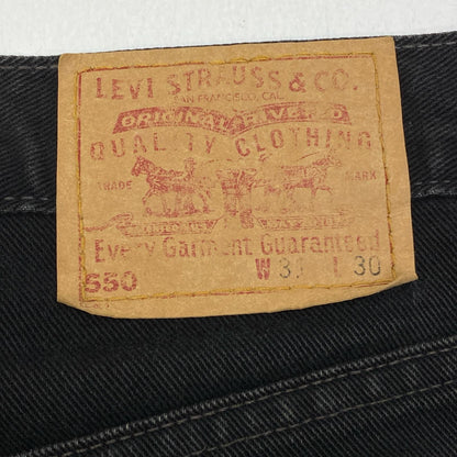 【中古】Levi's | リーバイス lot:550 後染めブラック　USA製 デニムパンツ ブラック サイズ：31【加古川店】