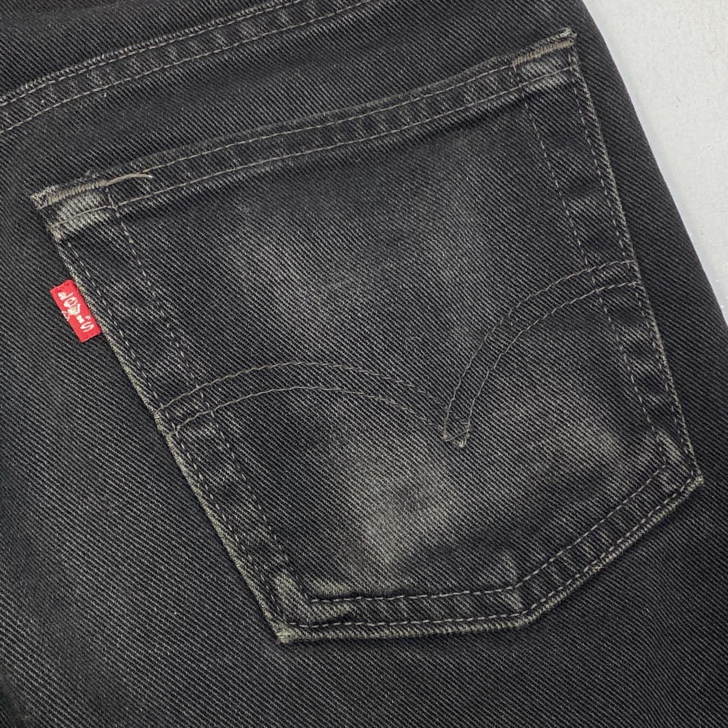 【中古】Levi's | リーバイス lot:550 後染めブラック　USA製 デニムパンツ ブラック サイズ：31【加古川店】