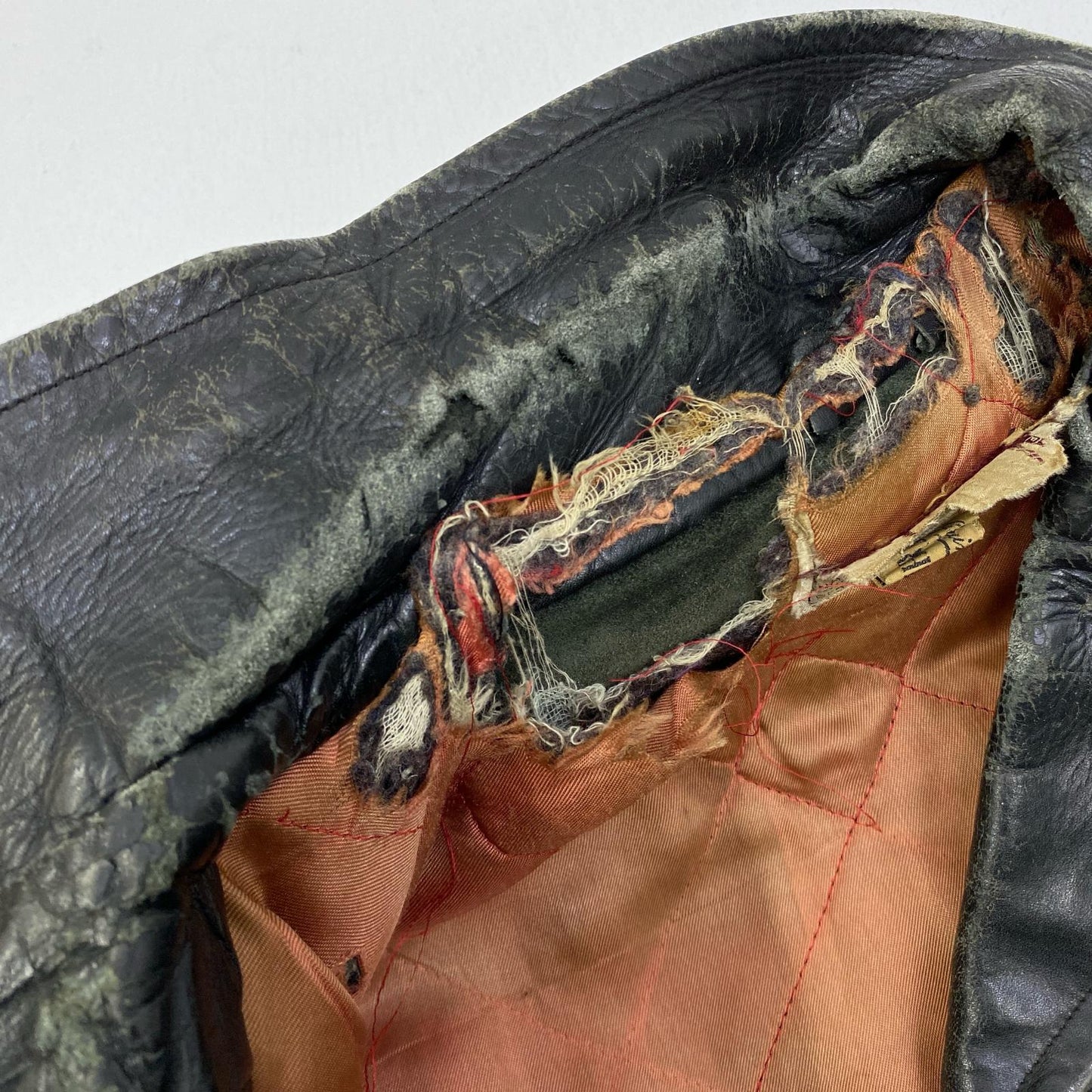 【中古】VINTAGE衣料 | ヴィンテージイリョウ double riders jacket steerhide デカtalon レザー ブラック【加古川店】