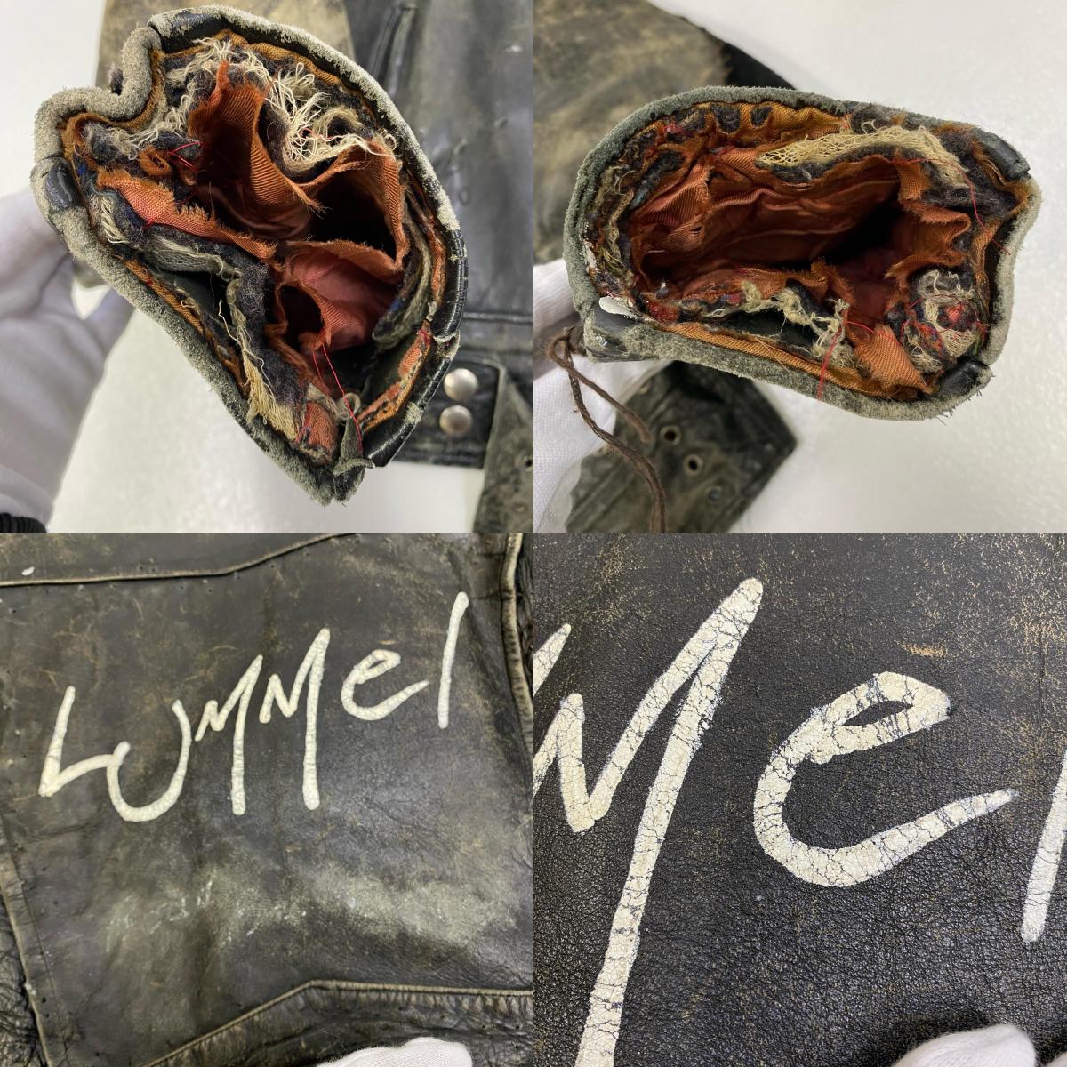 【中古】VINTAGE衣料 | ヴィンテージイリョウ double riders jacket steerhide デカtalon レザー ブラック【加古川店】