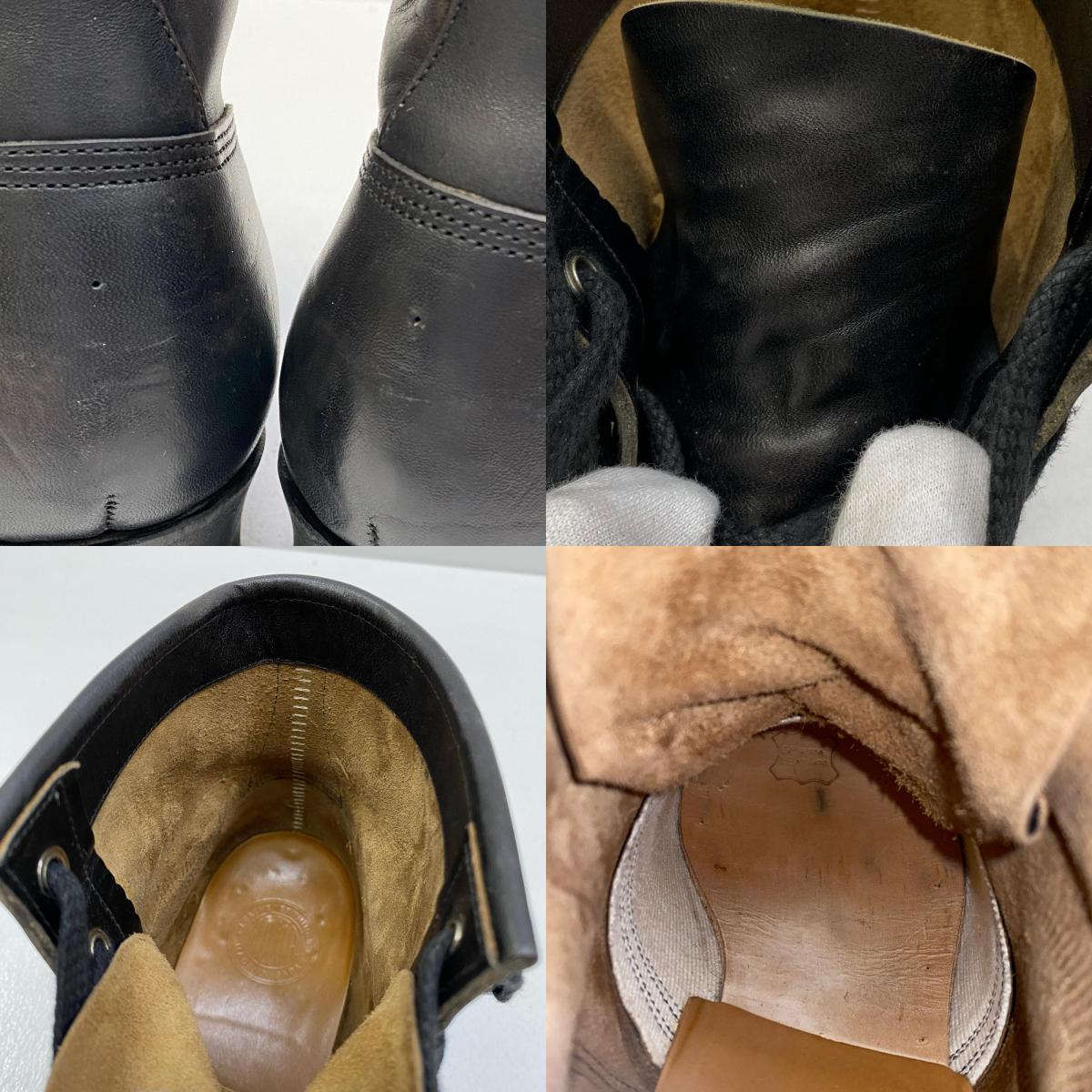【中古】 motor italian horsebutt service boots ブーツ 1020 ブラック【加古川店】