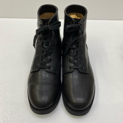 【中古】 motor italian horsebutt service boots ブーツ 1020 ブラック【加古川店】