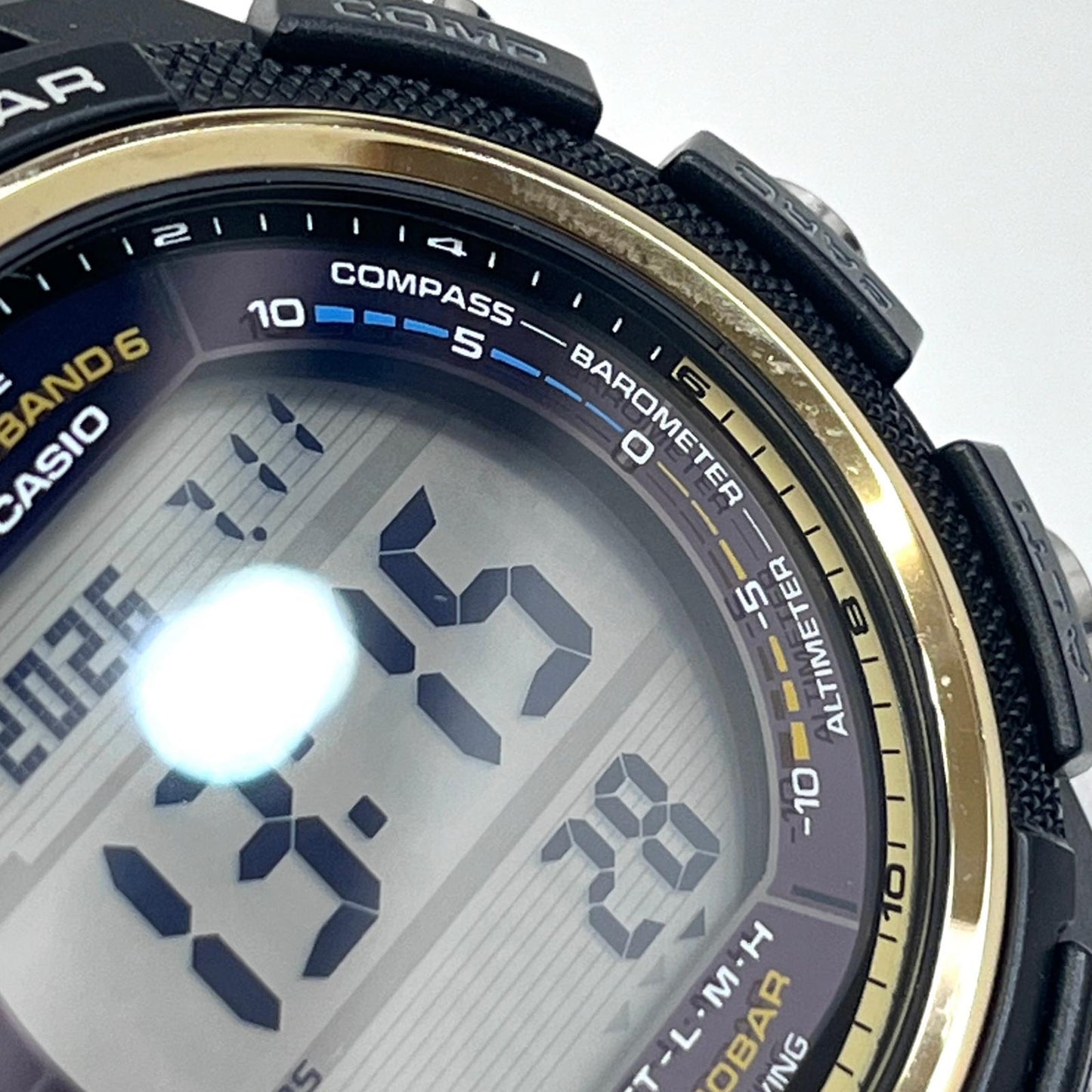 CASIO | カシオ プロトレック 腕時計 PRW-2000A デジタル表示 ソーラー電波時計 ブラック【加古川店】