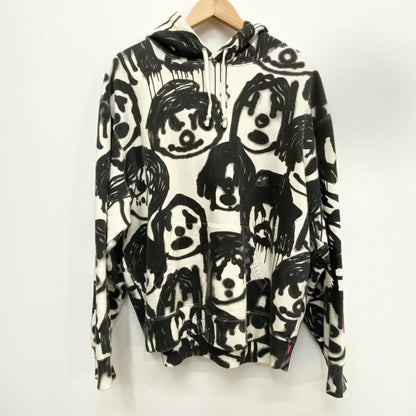 Supreme | シュプリーム ×Yohji Yamamoto Hooded Sweatshirt プルオーバーパーカー 総柄 Lサイズ 20FW パーカー サイズ：L