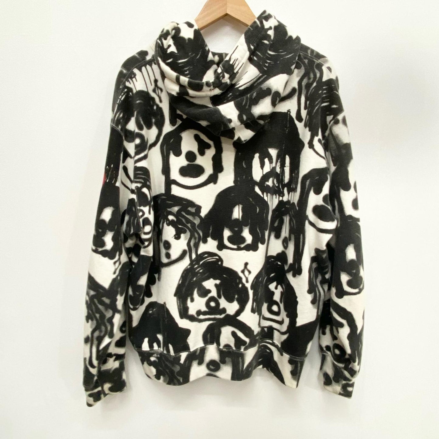 Supreme | シュプリーム ×Yohji Yamamoto Hooded Sweatshirt プルオーバーパーカー 総柄 Lサイズ 20FW パーカー サイズ：L