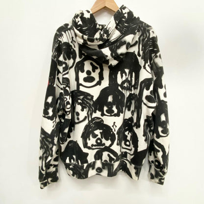 Supreme | シュプリーム ×Yohji Yamamoto Hooded Sweatshirt プルオーバーパーカー 総柄 Lサイズ 20FW パーカー サイズ：L