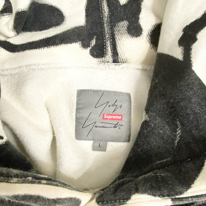 Supreme | シュプリーム ×Yohji Yamamoto Hooded Sweatshirt プルオーバーパーカー 総柄 Lサイズ 20FW パーカー サイズ：L