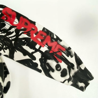 Supreme | シュプリーム ×Yohji Yamamoto Hooded Sweatshirt プルオーバーパーカー 総柄 Lサイズ 20FW パーカー サイズ：L
