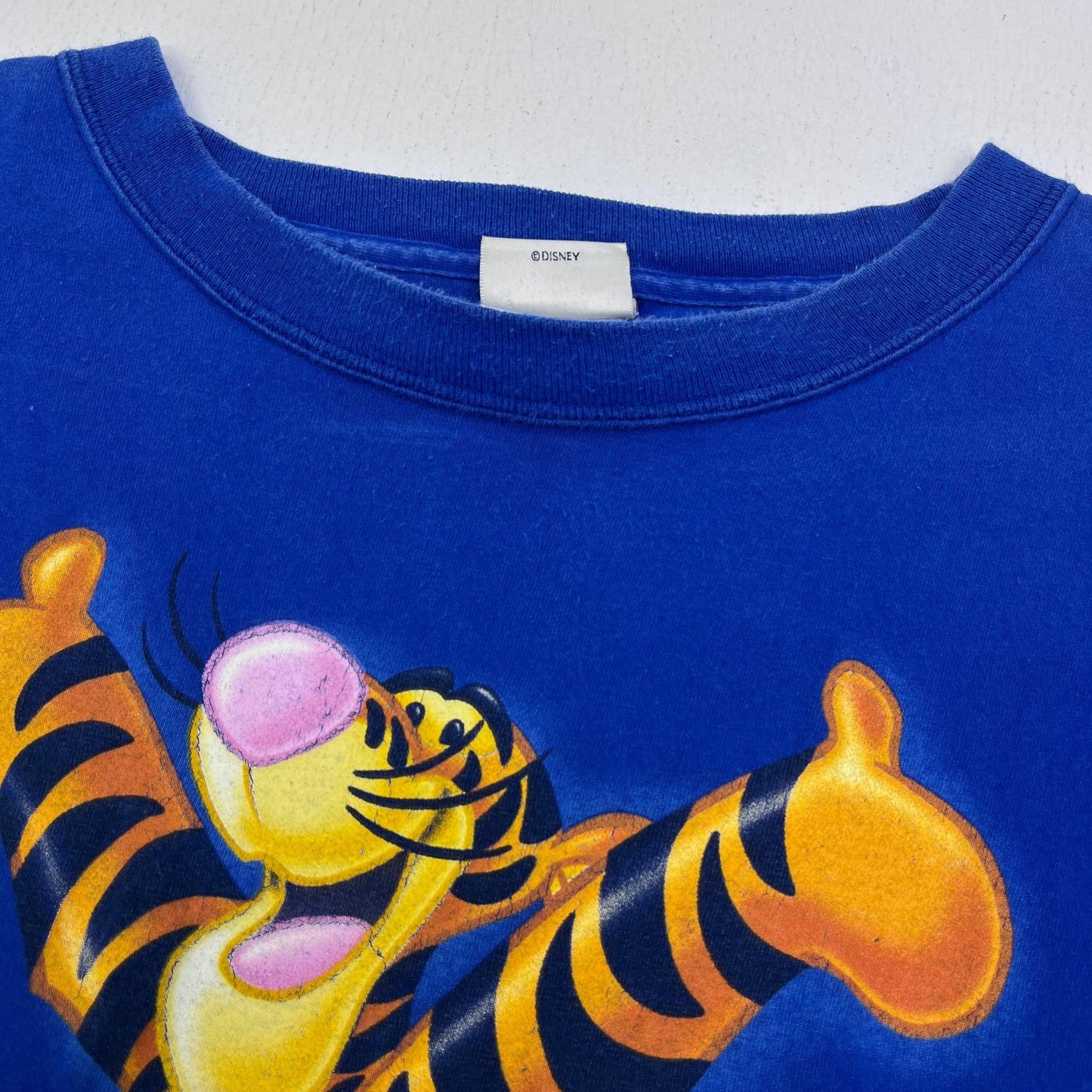 【中古】 disney:tigger 90-00s 半袖Ｔシャツ ブルー サイズ：XL【加古川店】