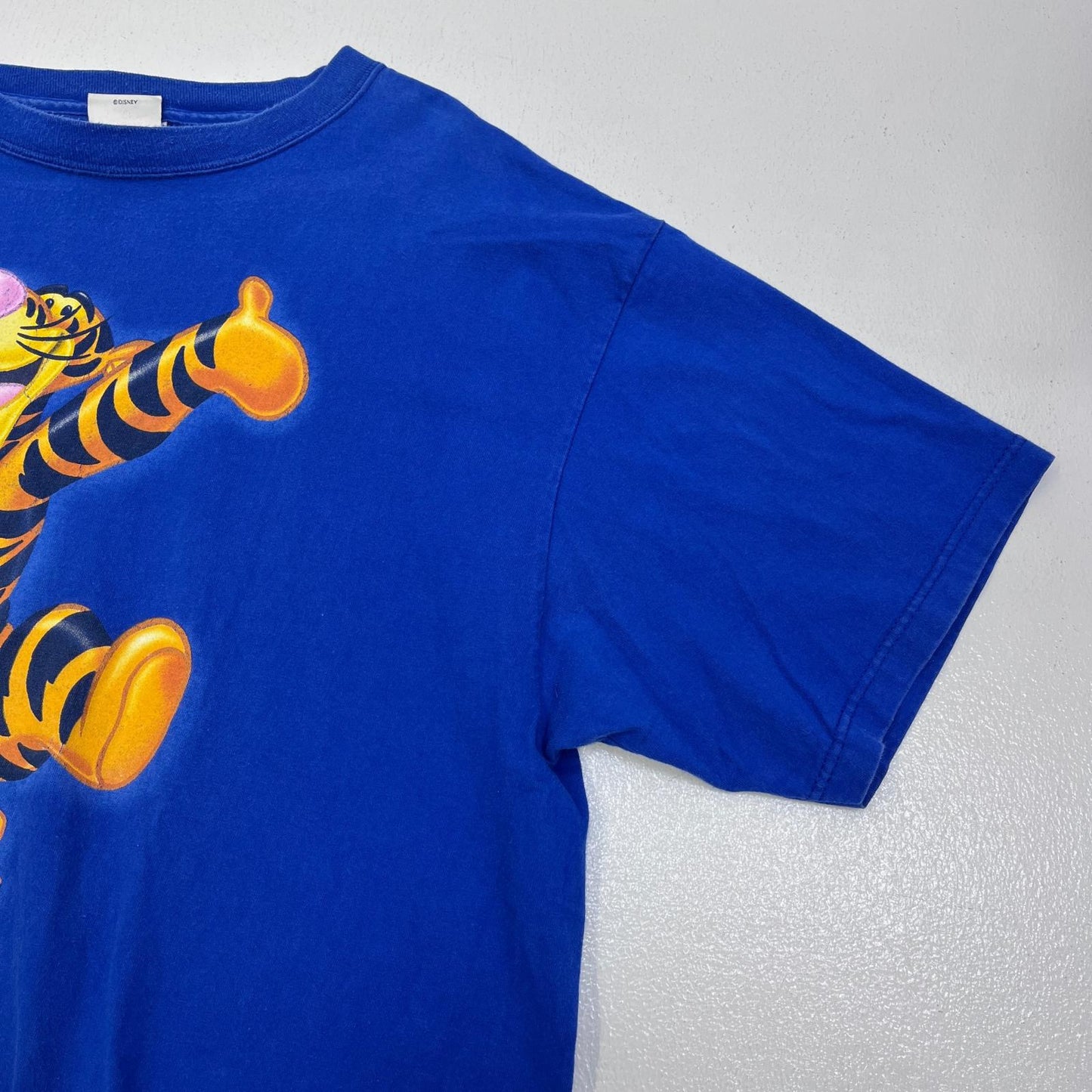 【中古】 disney:tigger 90-00s 半袖Ｔシャツ ブルー サイズ：XL【加古川店】