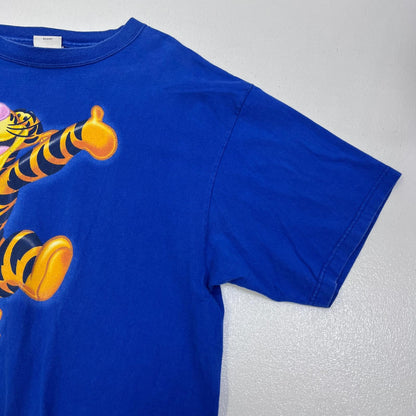 【中古】 disney:tigger 90-00s 半袖Ｔシャツ ブルー サイズ：XL【加古川店】