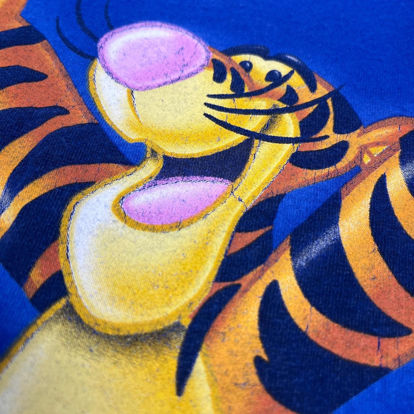 【中古】 disney:tigger 90-00s 半袖Ｔシャツ ブルー サイズ：XL【加古川店】