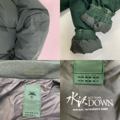 【中古】DESCENTE | デサント 水沢ダウン ダウンジャケット D0R-G8518 グリーン サイズ：M【加古川店】