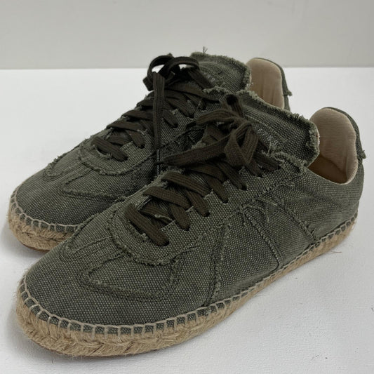 【中古】Maison Margiela | メゾンマルジェラ エスパドリーユ カットオフ キャンバス スニーカー S58WS0214 カーキ 25cm【加古川店】