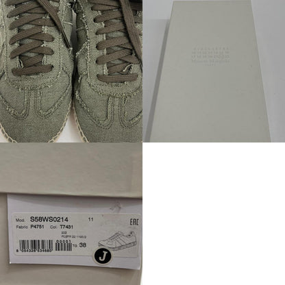 【中古】Maison Margiela | メゾンマルジェラ エスパドリーユ カットオフ キャンバス スニーカー S58WS0214 カーキ 25cm【加古川店】
