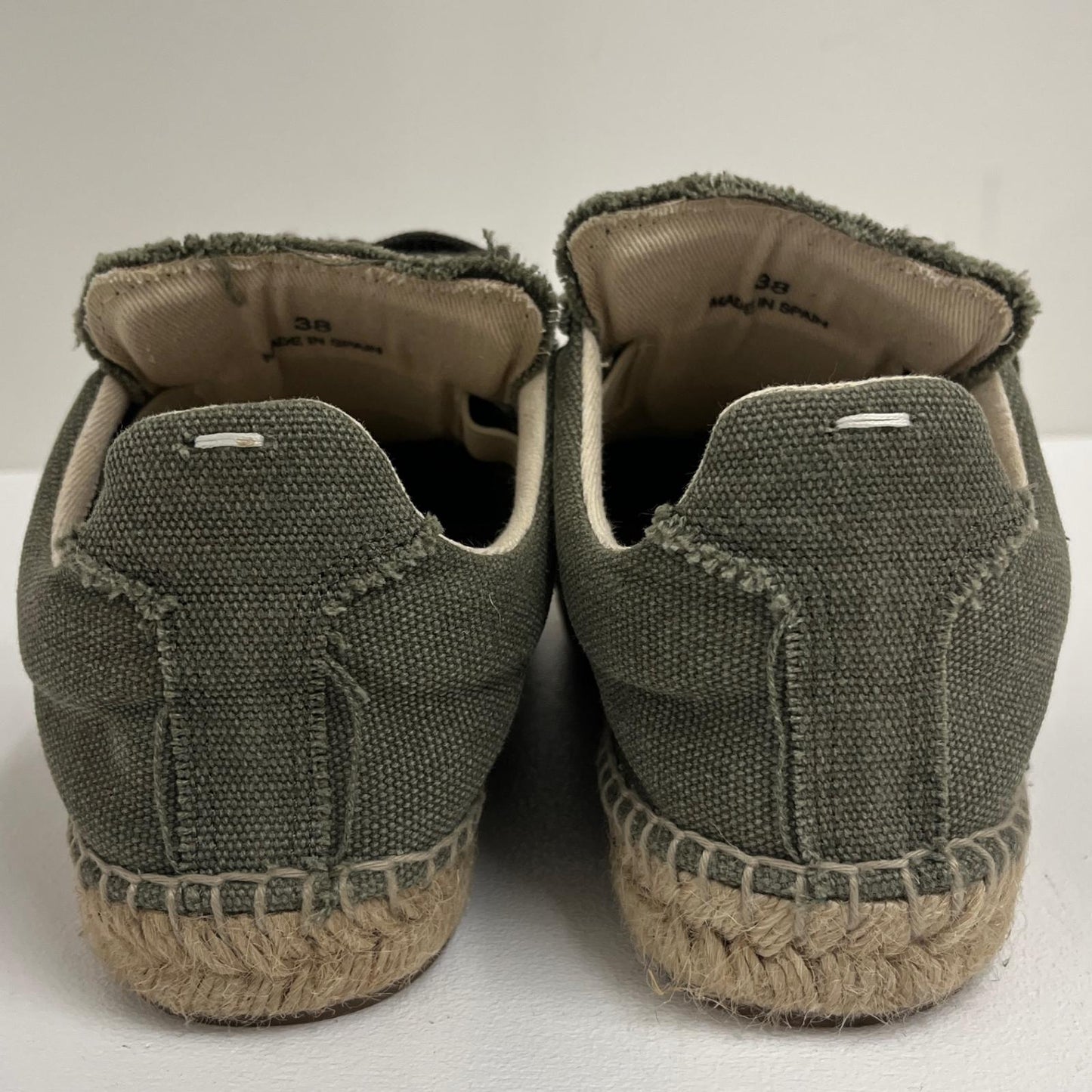 【中古】Maison Margiela | メゾンマルジェラ エスパドリーユ カットオフ キャンバス スニーカー S58WS0214 カーキ 25cm【加古川店】