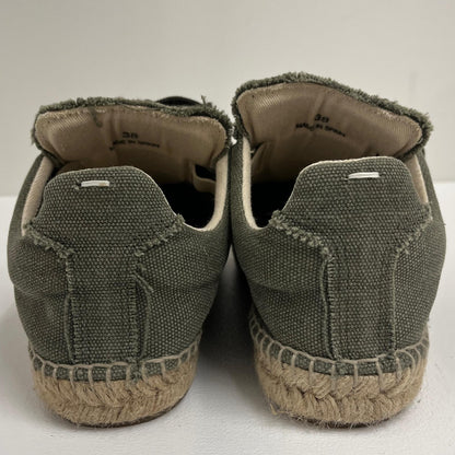 【中古】Maison Margiela | メゾンマルジェラ エスパドリーユ カットオフ キャンバス スニーカー S58WS0214 カーキ 25cm【加古川店】