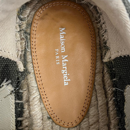 【中古】Maison Margiela | メゾンマルジェラ エスパドリーユ カットオフ キャンバス スニーカー S58WS0214 カーキ 25cm【加古川店】