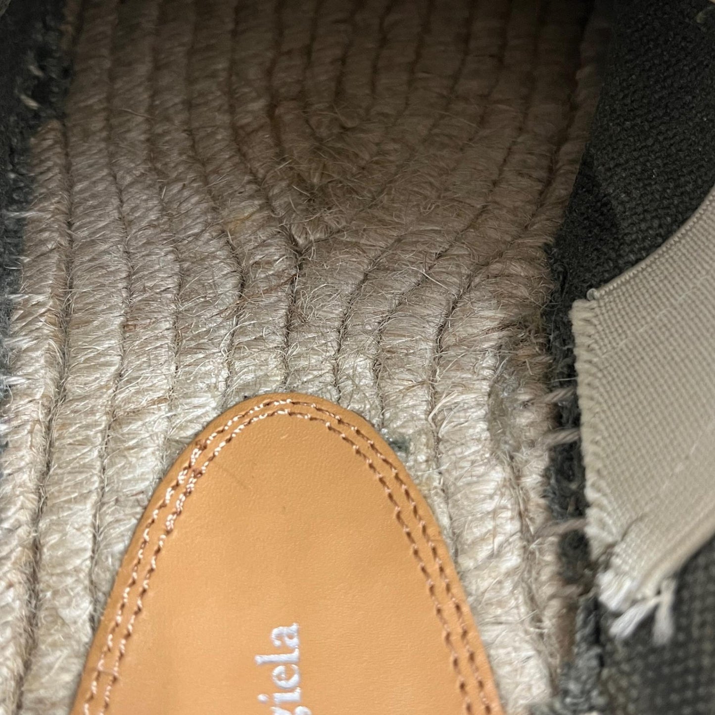【中古】Maison Margiela | メゾンマルジェラ エスパドリーユ カットオフ キャンバス スニーカー S58WS0214 カーキ 25cm【加古川店】