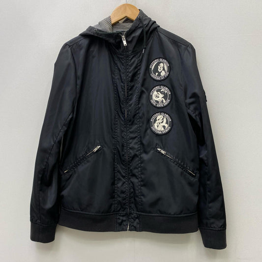 【中古】HYSTERIC GLAMOUR | ヒステリックグラマー ナイロンジャケット 0211ab01 ブラック サイズ：L【加古川店】