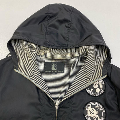 【中古】HYSTERIC GLAMOUR | ヒステリックグラマー ナイロンジャケット 0211ab01 ブラック サイズ：L【加古川店】