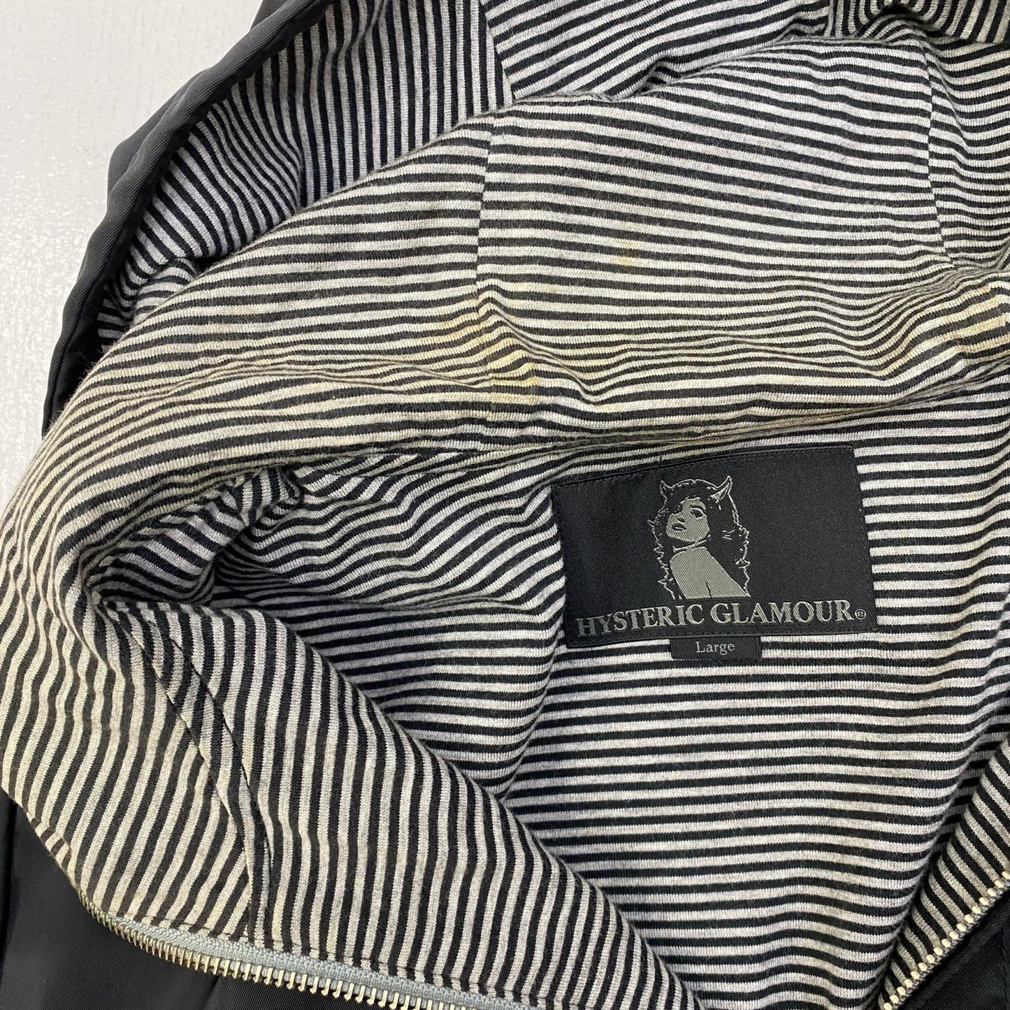 【中古】HYSTERIC GLAMOUR | ヒステリックグラマー ナイロンジャケット 0211ab01 ブラック サイズ：L【加古川店】