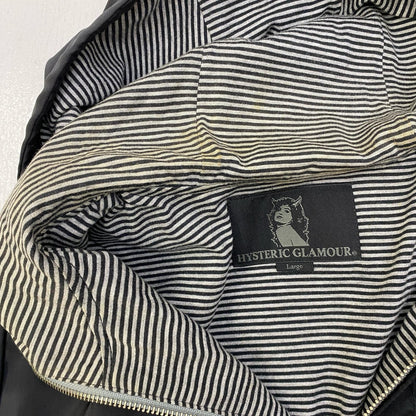 【中古】HYSTERIC GLAMOUR | ヒステリックグラマー ナイロンジャケット 0211ab01 ブラック サイズ：L【加古川店】