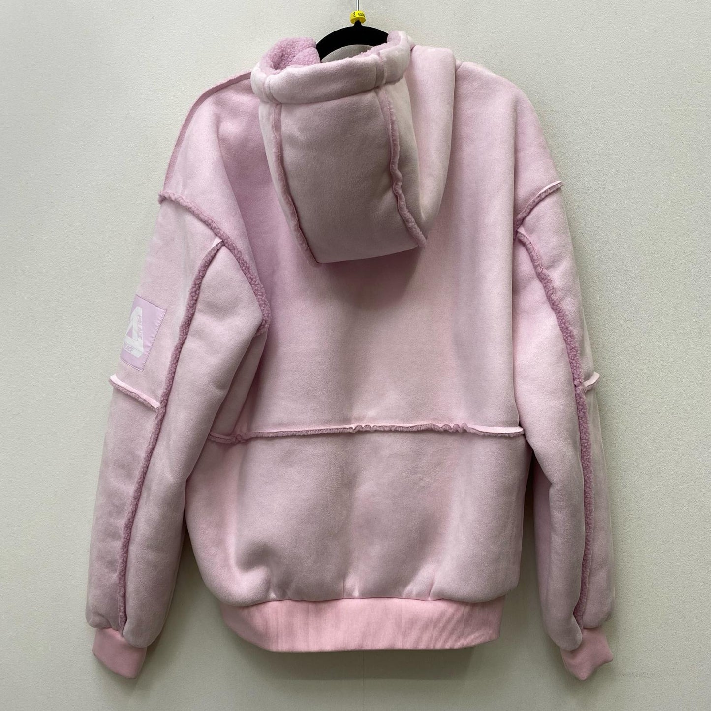 【中古】PALACE SKATEBOARDS | パレススケートボード Patch Me Up Shearling Jacket その他アウター ピンク サイズ：M【加古川店】