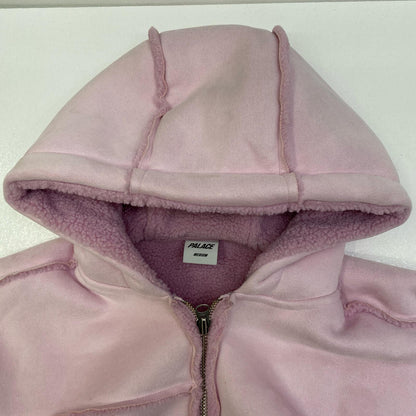 【中古】PALACE SKATEBOARDS | パレススケートボード Patch Me Up Shearling Jacket その他アウター ピンク サイズ：M【加古川店】
