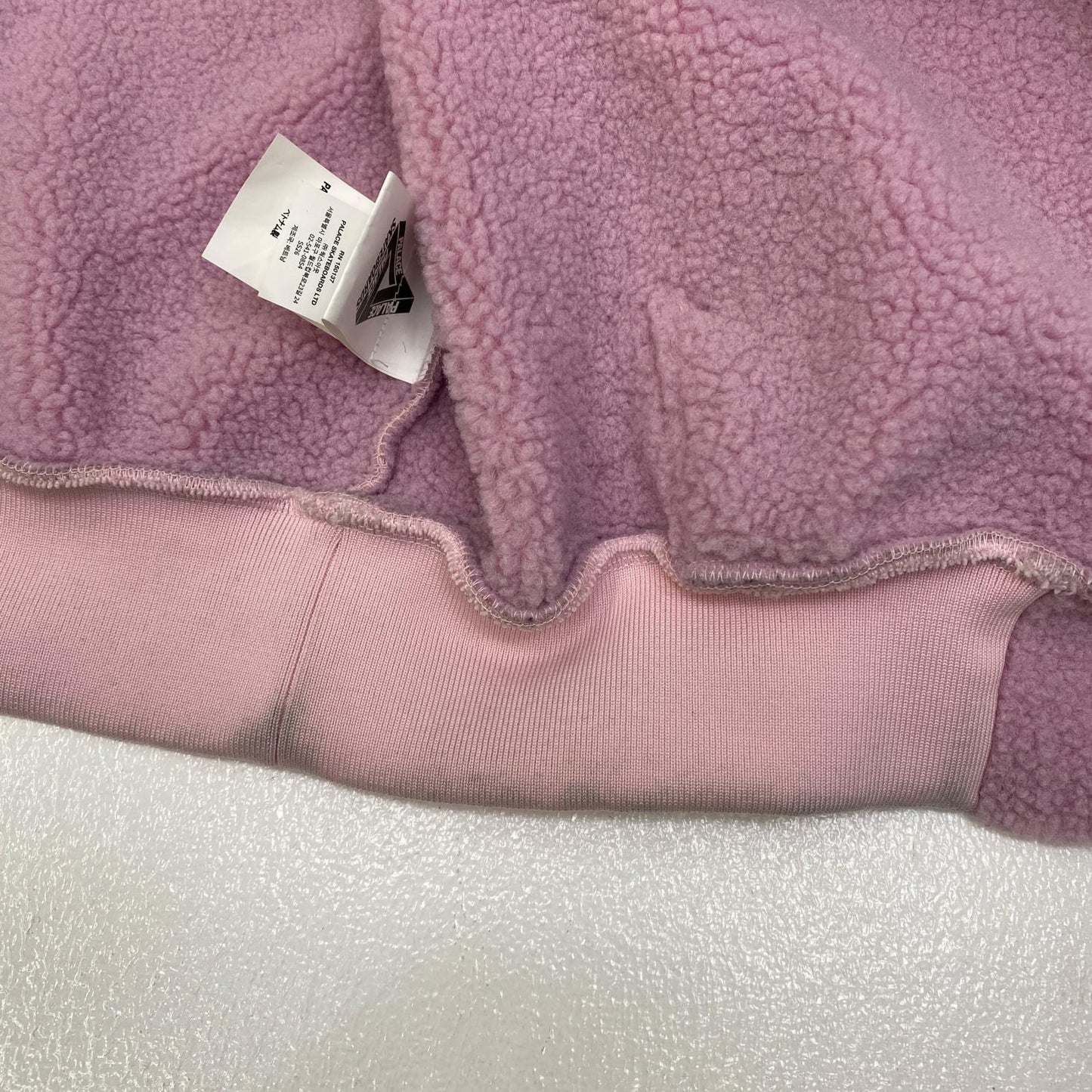 【中古】PALACE SKATEBOARDS | パレススケートボード Patch Me Up Shearling Jacket その他アウター ピンク サイズ：M【加古川店】