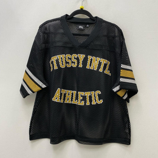 【中古】STUSSY | ステューシー Team Jersey International 半袖Ｔシャツ 1140370 ブラック サイズ：M【加古川店】