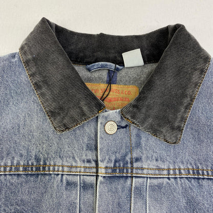 【中古】Levi's | リーバイス ×STUSSY EMBOSSED TRUCKER JACKET デニム A5215-0000 インディゴ サイズ：L【加古川店】