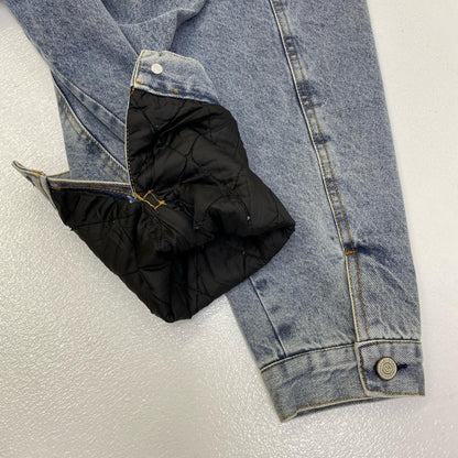 【中古】Levi's | リーバイス ×STUSSY EMBOSSED TRUCKER JACKET デニム A5215-0000 インディゴ サイズ：L【加古川店】