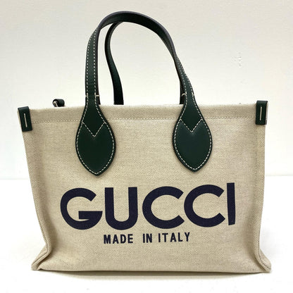 【中古】GUCCI | グッチ Mini Tote Bag With Gucci Print その他バッグ 772144【加古川店】