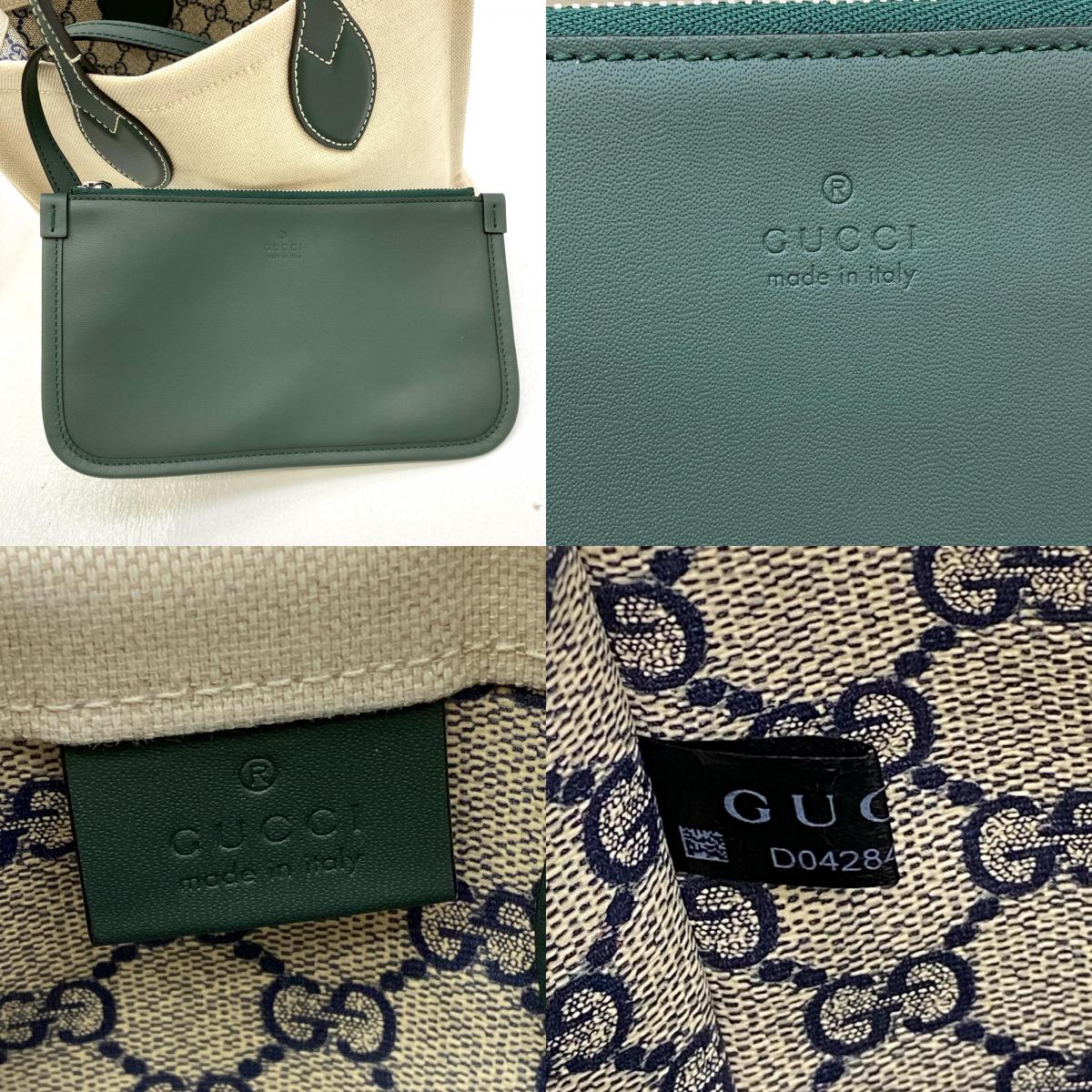 【中古】GUCCI | グッチ Mini Tote Bag With Gucci Print その他バッグ 772144【加古川店】