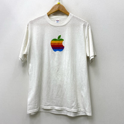【中古】VINTAGE衣料 | ヴィンテージイリョウ APPLE:APLLE LOGO JERZEES 半袖Ｔシャツ ホワイト サイズ：L【加古川店】