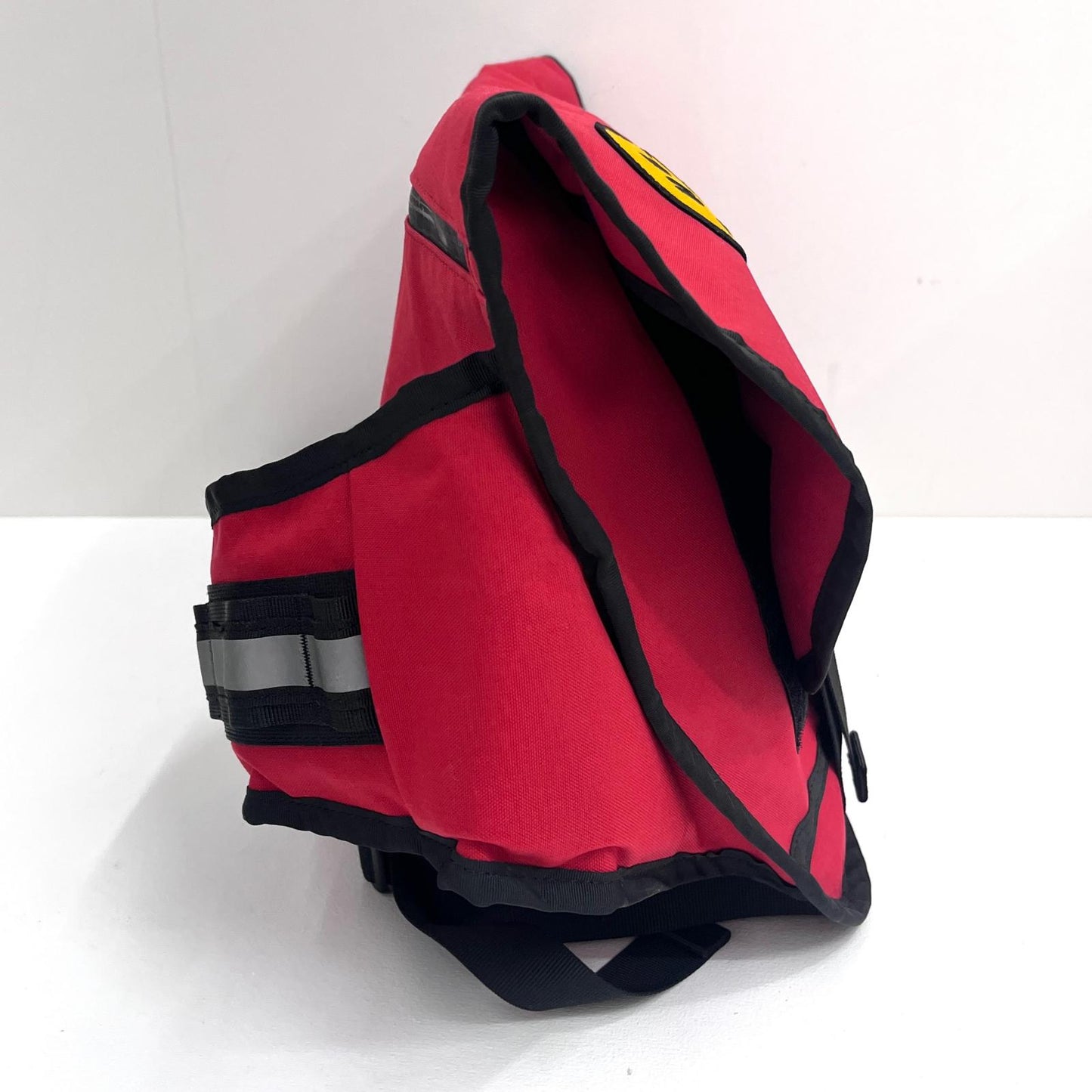 【中古】HYSTERIC GLAMOUR | ヒステリックグラマー ワッペンメッセンジャーバッグ メッセンジャーバッグ 02201QB04950 レッド【加古川店】