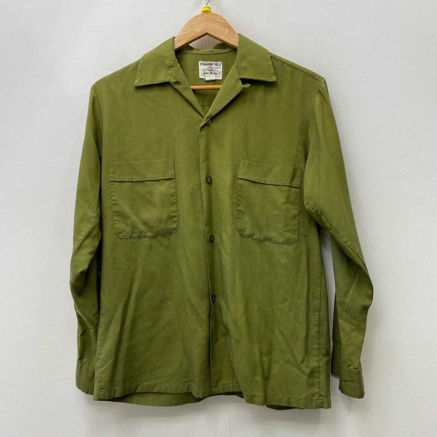 【中古】 John Wells:Box Rayon Shirt 半袖シャツ グリーン サイズ：S【加古川店】