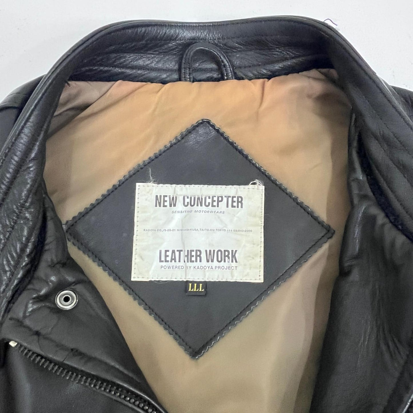 【中古】 KADOYA Leather Work レザーベスト LLLサイズ レザー【加古川店】