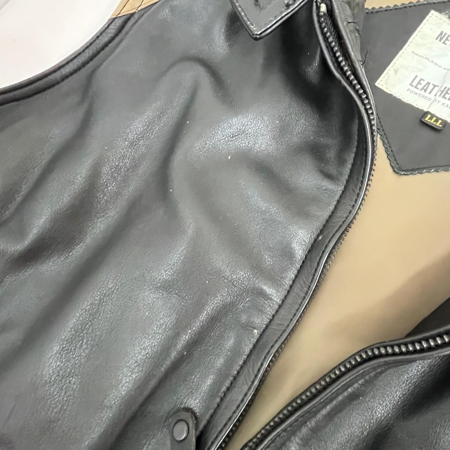 【中古】 KADOYA Leather Work レザーベスト LLLサイズ レザー【加古川店】