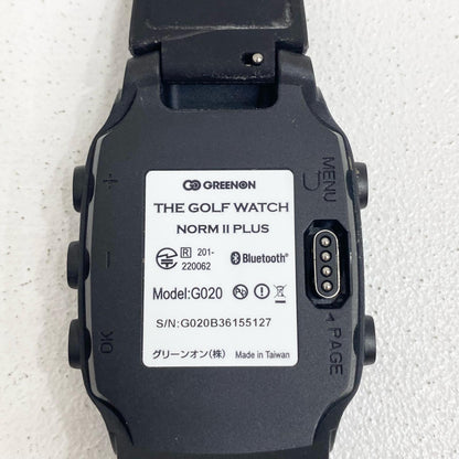【中古】【ゴルフ用品】 GREENON NORM II PLUS グリーンオン ゴルフウォッチ ノルム2プラス 箱・充電器付属【加古川店】
