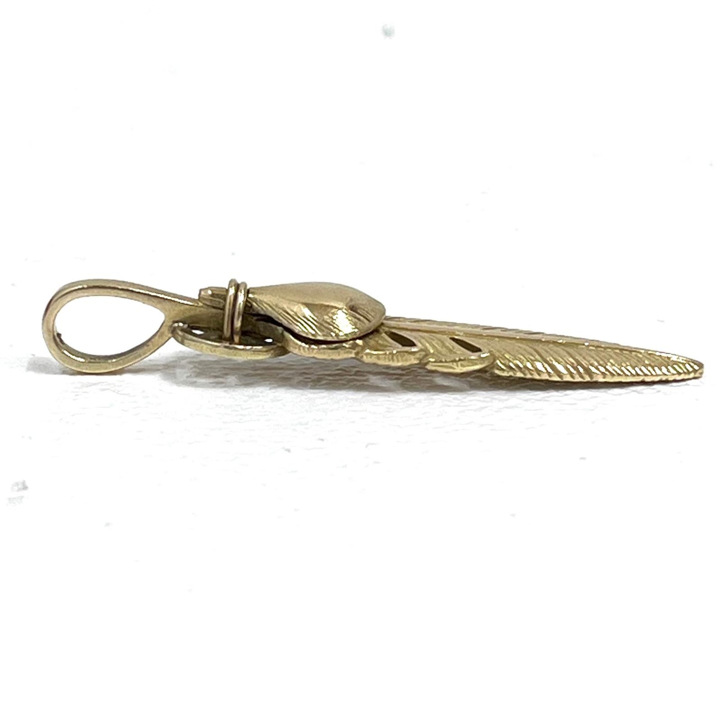 【中古】TADY&KING | タディアンドキング 全金ホイールフェザー ペンダントトップ ゴールド サイズ：S【加古川店】